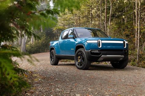 Rivian R1T Powers A Forest Of Chistmas Lights For The Holidays