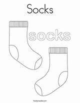 Sock Coloring Pages sketch template