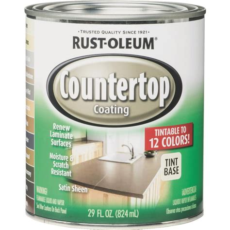 Rust-Oleum Specialty Satin Tintable Base Acrylic Countertop Paint 29 oz ...