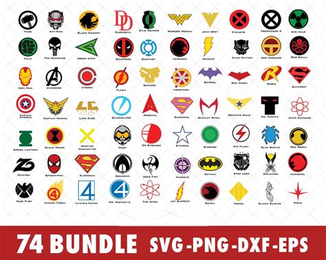 Superhero Logos Marvel
