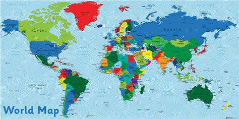 New Standard Map Of The World Pdf - Map