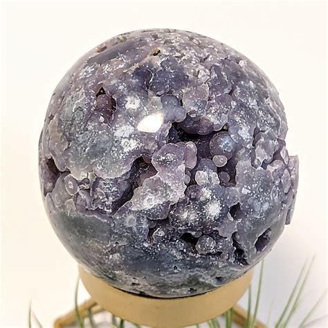 Grape Agate Sphere – Indigo Cruz Creations