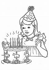 Birthday Party Coloring Page sketch template