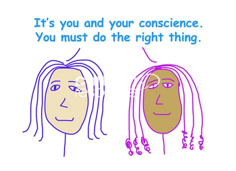 Your conscience - Cartoon Resource