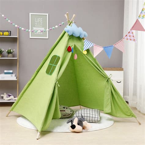 3.6ft Children Tent Kids Teepee Castle Indoor Play House Small House For Boys Girls Outdoor ...