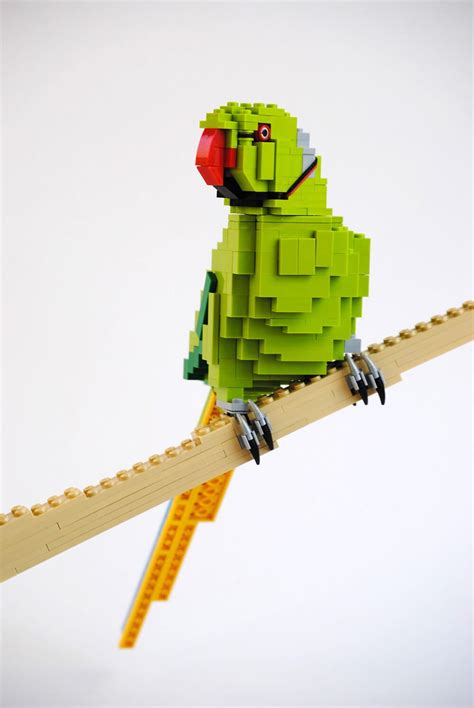 Ele cria belos animais com peças de LEGO • Designerd