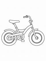 Bicycle coloring pages sketch template
