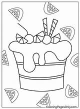 70 Kuchen Malvorlagen  ColoringPagesOnlycom sketch template