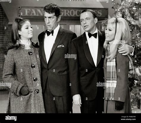 Deana Martin, Dean Martin, Frank Sinatra and Nancy Sinatra, The Dean Martin Show" Christmas ...