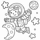 Girl Astronaut Color Pages Images  Free Download On Freepik sketch template