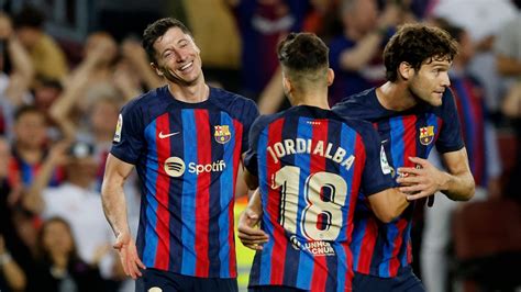 Robert Lewandowski double as Barcelona ease past Villarreal | Football ...