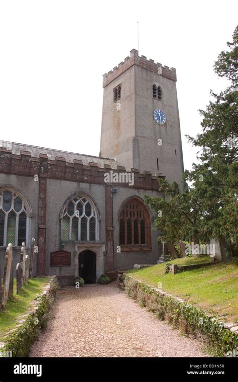 St Marys church Stoke Gabriel Devon England Stock Photo - Alamy