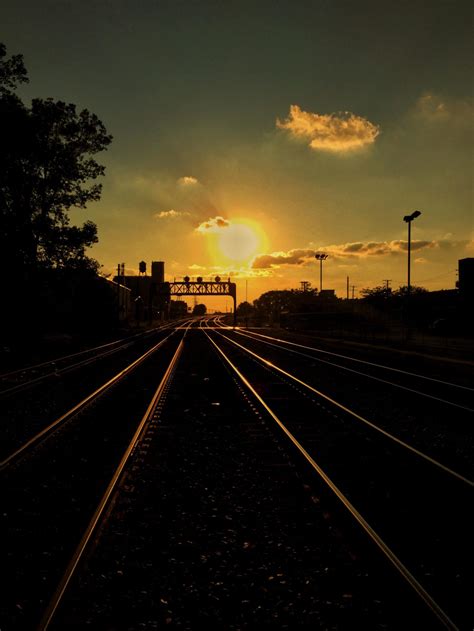 Sunset on the Tracks - Brian P. McCann