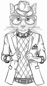 Hipster Coloring Pages Printable 2019  Activity Shelter Cool sketch template