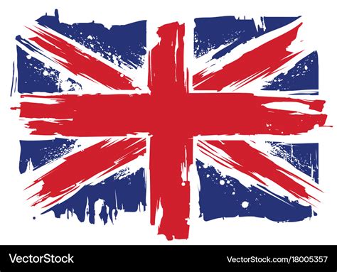 Uk grunge flag Royalty Free Vector Image - VectorStock