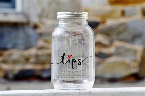 Tip Jar Design 8 Tip Jar design / SVG Cut and PNG design to | Etsy