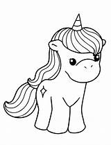 Cute Unicorns Coloring Pages 25  sketch template