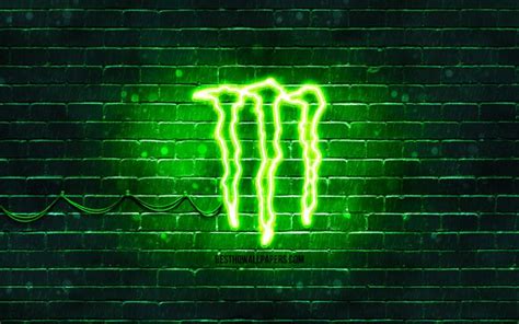 Green Monster Energy Logo Wallpaper