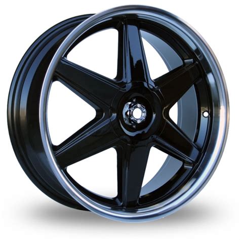 Lenso Reizen 2 Black Polished 18" Alloy Wheels - Wheelbase