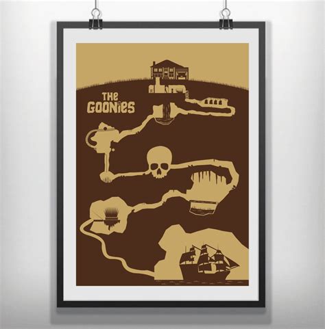 The Goonies Minimalist Movie Poster - Etsy