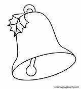 Printable Christmas Bells Coloring Page  Free Pages sketch template