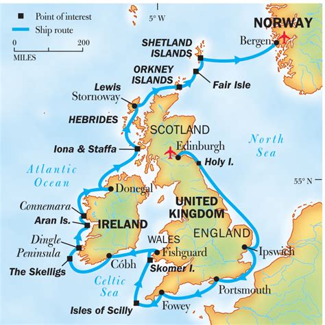 England, Ireland, Scotland, and Wales: A Circumnavigation Itinerary ...