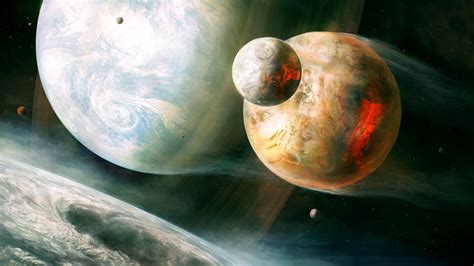 Sci-Fi Planetary Odyssey: 4K Ultra HD Wallpaper