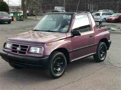 Chevrolet Tracker Geo 1996 | Rare Convertible Solid: One-Owner Cars For Sale