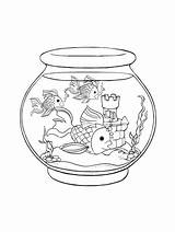 Aquarium Coloring Pages  Free Printable For Kids sketch template