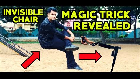 INVISIBLE CHAIR MAGIC TRICK REVEALED INDIA [In Hindi] - YouTube