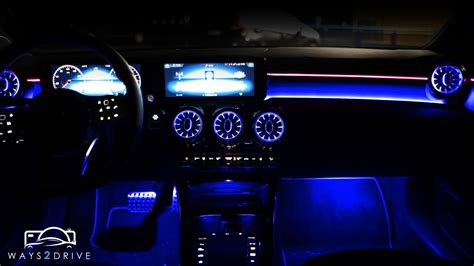 New 2021 Mercedes Benz A-Class Interior | All Ambient Lighting Setup 4K ...