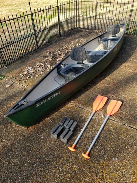 16 Ft Canoe W/ 2 Paddlers - Old Town Saranac 160 - Local Pickup for sale from United States