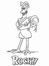 Rocky Chicken Run Coloring Page  Funny Pages sketch template