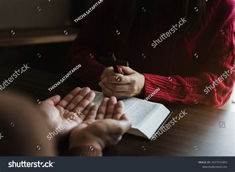 Woman Hands Praying God Bible Woman Stock Photo 2217571953 | Shutterstock