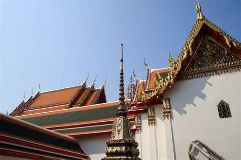 07 February 2019, Bangkok, Thailand, Wat Pho Temple Complex. Buddhist ...