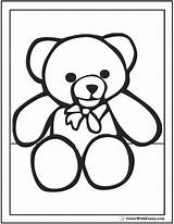 Teddy Bear Coloring Pages For Fun sketch template