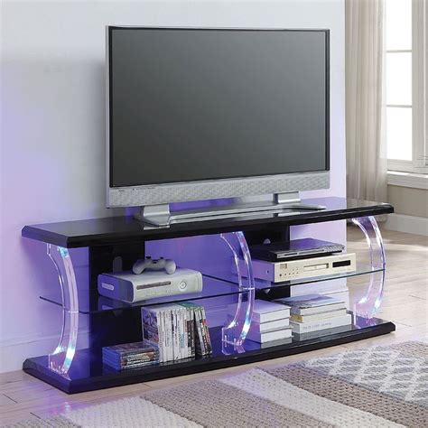 Aileen 60 Inch TV Stand (Black) by Acme Furniture | FurniturePick