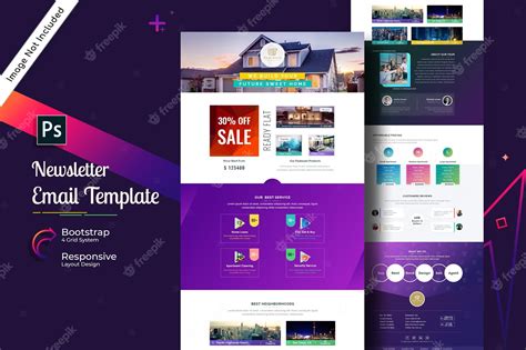 Premium PSD | Modern Multipurpose Email Newsletter Template