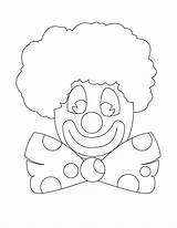 Basic Clown Face coloring Page  Download Print Or Color Online For Free sketch template