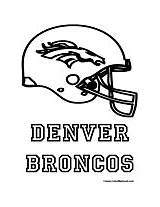 Denver Broncos Football Coloring Pages sketch template