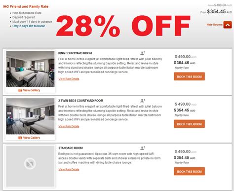 InterContinental Hotels Group (IHG Rewards Club) Up To 32% Off Friends & Family Discount Rate ...