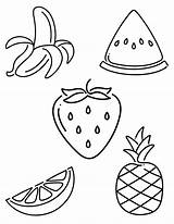 Printable Fruit Coloring Page For Kids Food  Nation sketch template