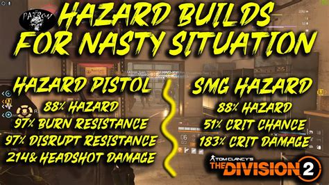 Hazards Builds For Nasty Situations ☣️🔥 l Funny Moments l The Division ...