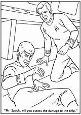 Spock And Kirk  Star Trek Coloring Pages For Kids sketch template
