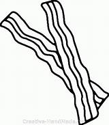 Bacon  Free Coloring Pages sketch template