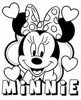 Minnie Mouse Coloring Pages Free Printable sketch template