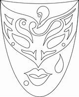 Venetian Masks 1 Adult coloring Pages  Carnaval Para Colorir Desenhos sketch template