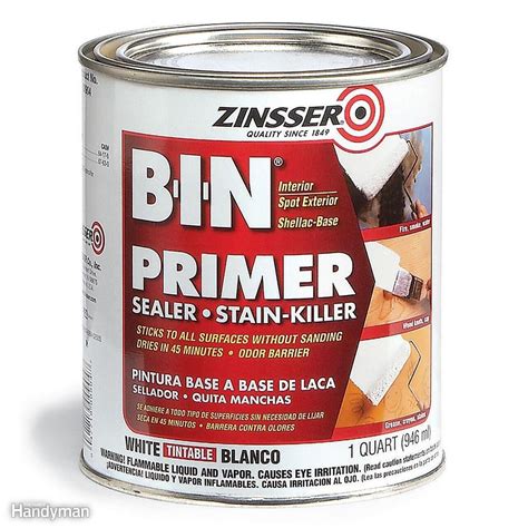 Stain-Blocking Primer - Stain-Blocking Primer Water-based sealers do a good job most of the time ...