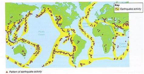 Earthquakes And Volcanoes Map