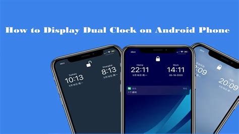 How to Display Dual Clock on Android Phone - YouTube